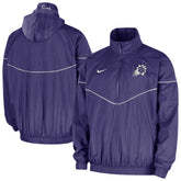 Phoenix Suns Courtside Windrunner Woven Half-Zip Hooded Jacket - Purple | Nike online