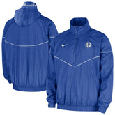 Dallas Mavericks Courtside Windrunner Woven Half-Zip Hooded Jacket sale - Blue | Nike shop