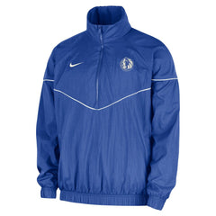 Dallas Mavericks Courtside Windrunner Woven Half-Zip Hooded Jacket sale - Blue | Nike shop