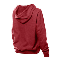 Washington Commanders New Era Women's Throwback Boxy Hoodie Sweatshirt - Burgundy cheap