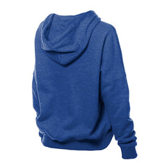 Buffalo Bills New Era Women's Throwback Boxy Hoodie Sweatshirt - Royal cheap