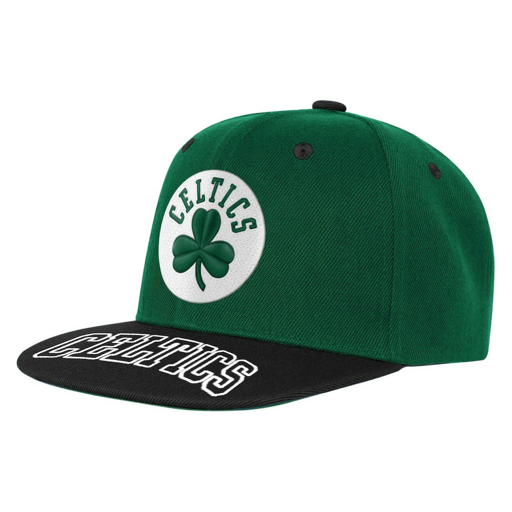 Boston Celtics Outerstuff Youth Two-Tone Snapback Hat - Kelly Green/Black outlet