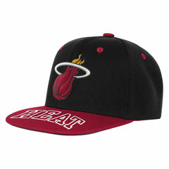 Miami Heat Outerstuff Youth Two-Tone Snapback Hat - Black/Red sale