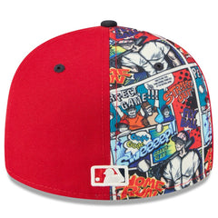 Washington Nationals 2025 MLB Diamond Hero Edition Low Profile 59FIFTY Fitted Hat - Red/Navy | New Era