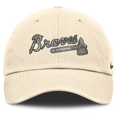 Atlanta Braves Camo Pack Club Adjustable Hat - Natural | Nike
