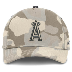 Los Angeles Angels Camo Pack Rise Adjustable Hat - Natural | Nike