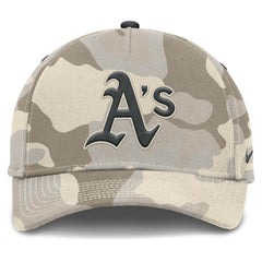 Athletics Camo Pack Rise Adjustable Hat - Natural | Nike