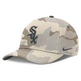 Chicago White Sox Camo Pack Rise Adjustable Hat - Natural | Nike