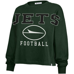 New York Jets '47 Women's Outreach City Oversized Long Sleeve T-Shirt - Green cheap