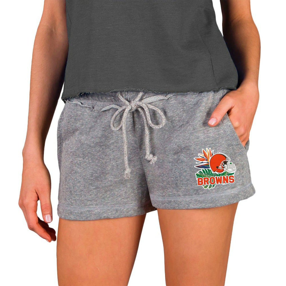 Cleveland Browns Concepts Sport Women's Mainstream Terry Shorts - Gray outlet