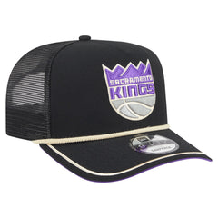 Sacramento Kings Vintage Team Rope A-Frame 9FIFTY Snapback Hat - Black | New Era shop