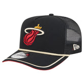 Miami Heat Vintage Team Rope A-Frame 9FIFTY Snapback Hat - Black | New Era online