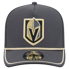 Vegas Golden Knights New Era Vintage Team Rope A-Frame 9FIFTY Snapback Hat Gray