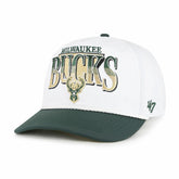 Milwaukee Bucks '47 Tribute Two-Tone Hitch Adjustable Hat - White/Hunter Green | 47 brand shop