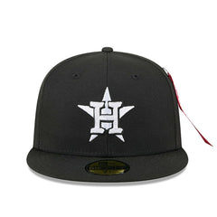 Houston Astros x Alpha Industries 59FIFTY Fitted Hat - Black | New Era