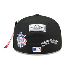 New York Mets x Alpha Industries 59FIFTY Fitted Hat - Black | New Era