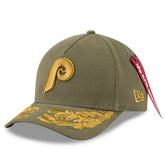 Philadelphia Phillies x Alpha Industries A-Frame 9FORTY Adjustable Hat - Olive | New Era