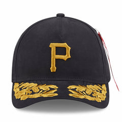 Pittsburgh Pirates x Alpha Industries A-Frame 9FORTY Adjustable Hat - Black | New Era