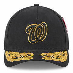 Washington Nationals x Alpha Industries A-Frame 9FORTY Adjustable Hat - Black | New Era