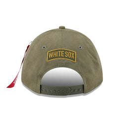 Chicago White Sox x Alpha Industries A-Frame 9FORTY Adjustable Hat - Olive | New Era