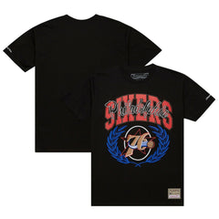 Philadelphia 76ers NBA x Michelob Ultra Rewind II T-Shirt - Black | Mitchell & Ness for sale