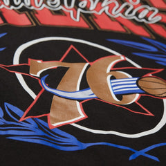 Philadelphia 76ers NBA x Michelob Ultra Rewind II T-Shirt - Black | Mitchell & Ness for sale