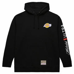 Los Angeles Lakers NBA x Michelob Ultra Swish & Sip Pullover Hoodie - Black | Mitchell & Ness on sale