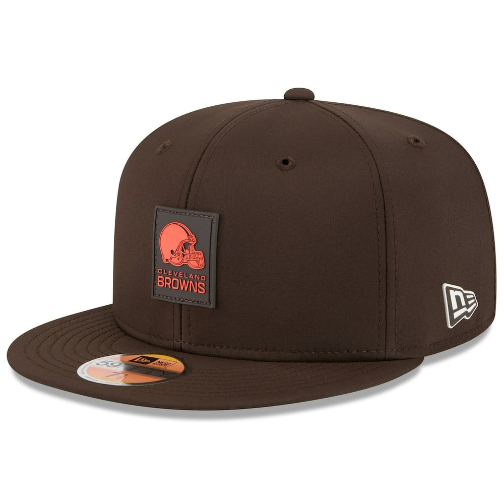 Cleveland Browns New Era 2025 Sideline 59FIFTY Fitted Hat - Brown on sale