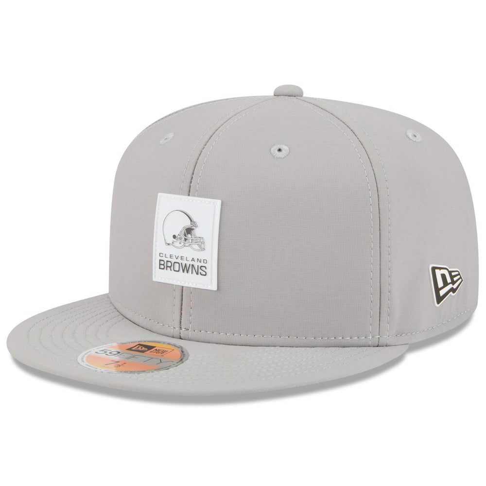 Cleveland Browns New Era 2025 Sideline 59FIFTY Fitted Hat - Gray outlet