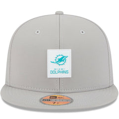 Miami Dolphins New Era 2025 Sideline 59FIFTY Fitted Hat - Gray on sale