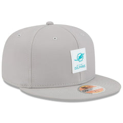 Miami Dolphins New Era 2025 Sideline 59FIFTY Fitted Hat - Gray on sale