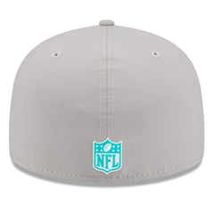 Miami Dolphins New Era 2025 Sideline 59FIFTY Fitted Hat - Gray on sale