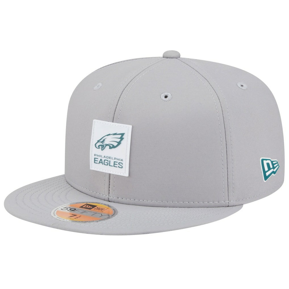 Philadelphia Eagles New Era 2025 Sideline 59FIFTY Fitted Hat - Gray discount
