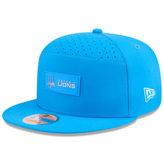 Detroit Lions New Era 2025 Sideline Throwback Split Panel 9FIFTY Snapback Hat - Blue discount