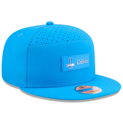 Detroit Lions New Era 2025 Sideline Throwback Split Panel 9FIFTY Snapback Hat - Blue discount