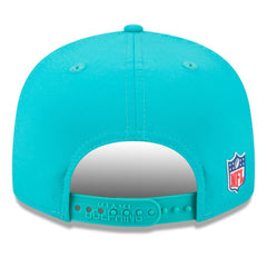 Miami Dolphins New Era 2025 Sideline Split Panel 9FIFTY Snapback Hat - Aqua online