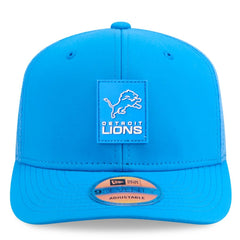 Detroit Lions New Era 2025 Sideline 9SEVENTY Trucker Adjustable Hat - Blue for sale