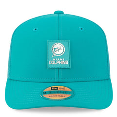 Miami Dolphins New Era 2025 Sideline Throwback 9SEVENTY Trucker Adjustable Hat - Aqua for sale