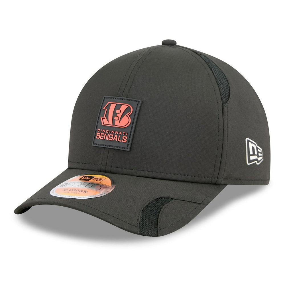 Cincinnati Bengals New Era 2025 Sideline M-Crown 9FORTY Adjustable Hat - Black discount