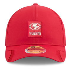 San Francisco 49ers New Era 2025 Sideline M-Crown 9FORTY Adjustable Hat - Scarlet on sale