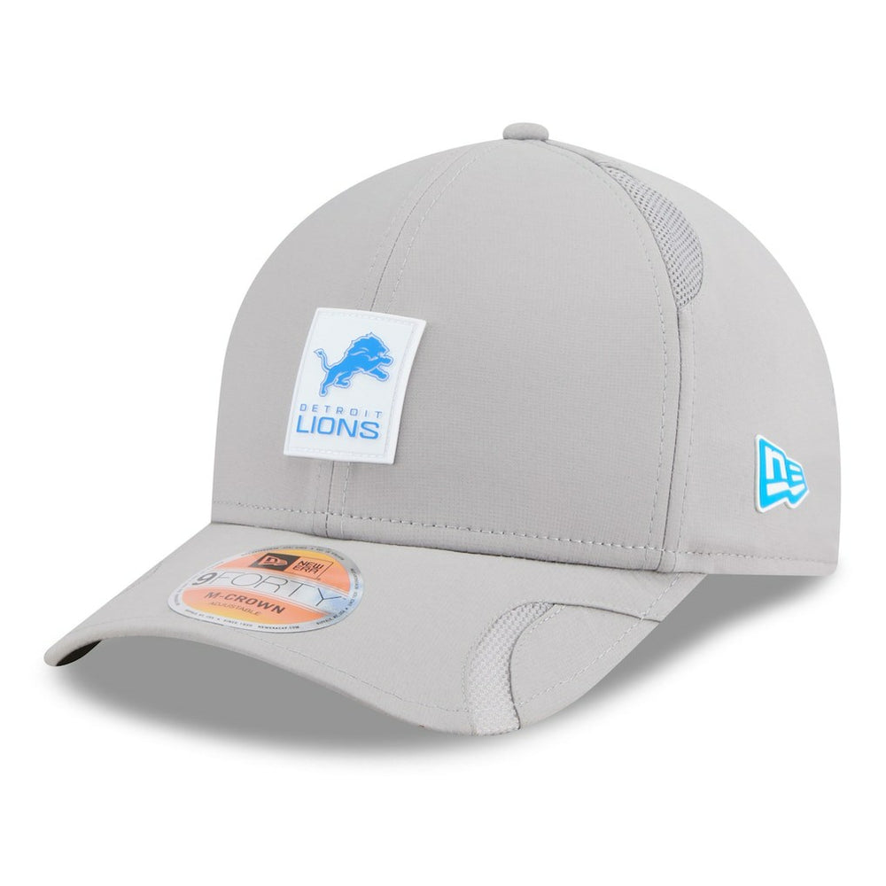 Detroit Lions New Era 2025 Sideline M-Crown 9FORTY Adjustable Hat - Gray cheap