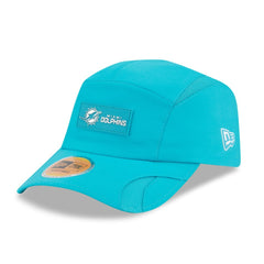 Miami Dolphins New Era 2025 Sideline Runner Adjustable Hat - Aqua cheap