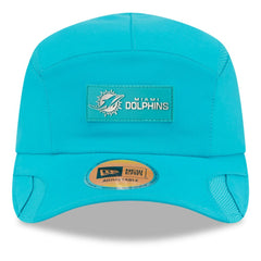Miami Dolphins New Era 2025 Sideline Runner Adjustable Hat - Aqua cheap