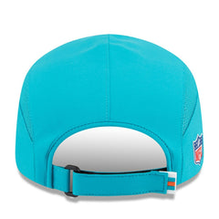 Miami Dolphins New Era 2025 Sideline Runner Adjustable Hat - Aqua cheap