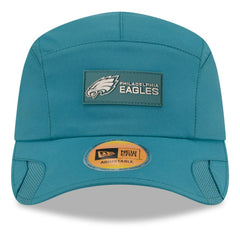 Philadelphia Eagles New Era 2025 Sideline Runner Adjustable Hat - Midnight Green cheap