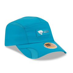 Jacksonville Jaguars New Era 2025 Sideline Runner Adjustable Hat - Teal discount