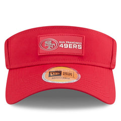 San Francisco 49ers New Era 2025 Sideline Visor - Scarlet on sale