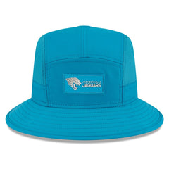 Jacksonville Jaguars New Era 2025 Sideline Bucket Hat - Teal on sale