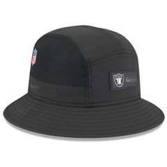 Las Vegas Raiders New Era 2025 Sideline Bucket Hat - Black for sale