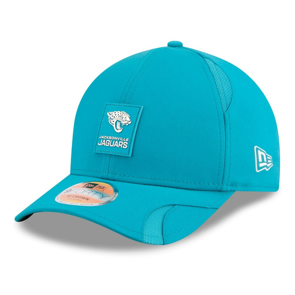 Jacksonville Jaguars New Era Youth 2025 Sideline 9FORTY Adjustable Hat - Teal sale